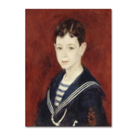 Renoir 'Fernand Halphen As A Boy' Canvas Art,18x24